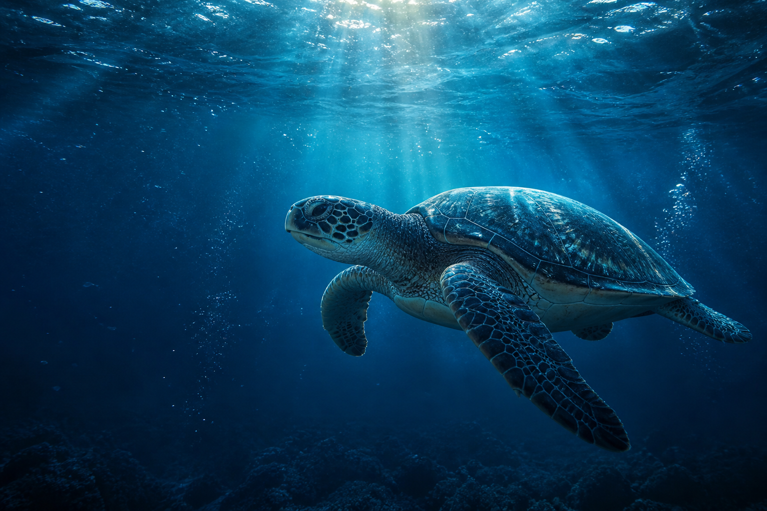Tortue ThorTank underwater