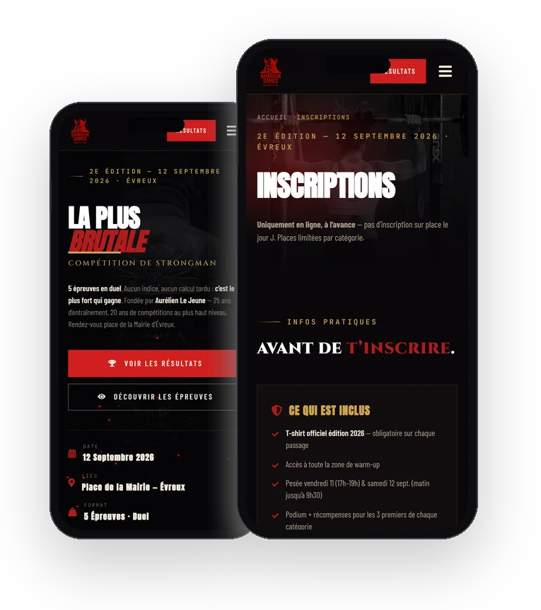 Barbarian Games: the project on mobile