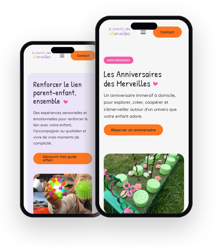 Le Chemin des Merveilles: the project on mobile