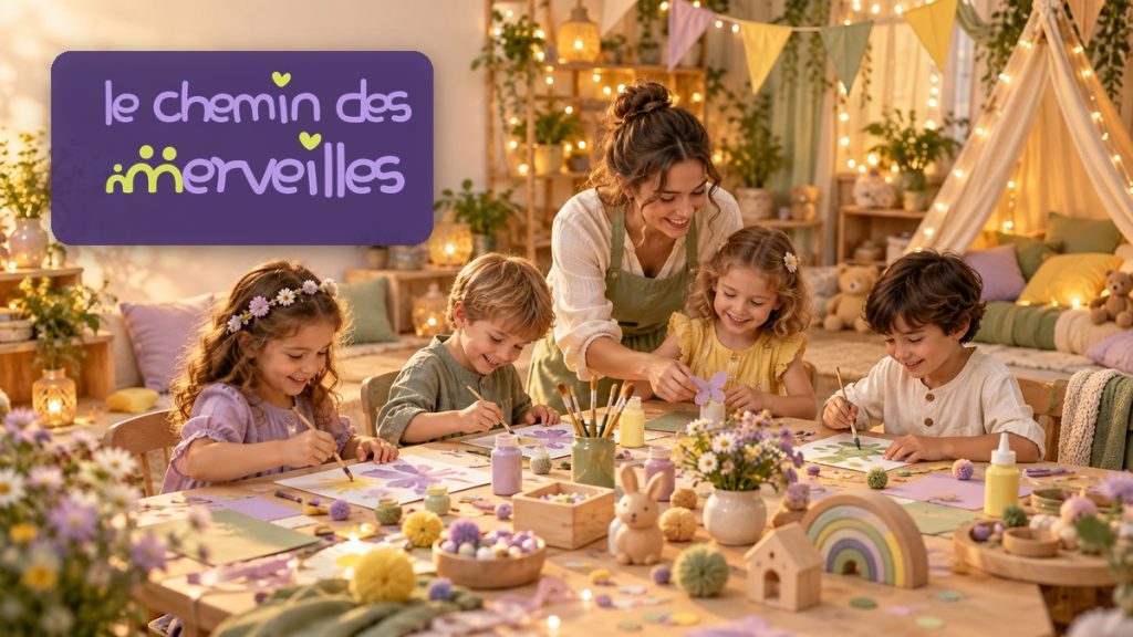 Le Chemin des Merveilles: showcase website for children's workshops