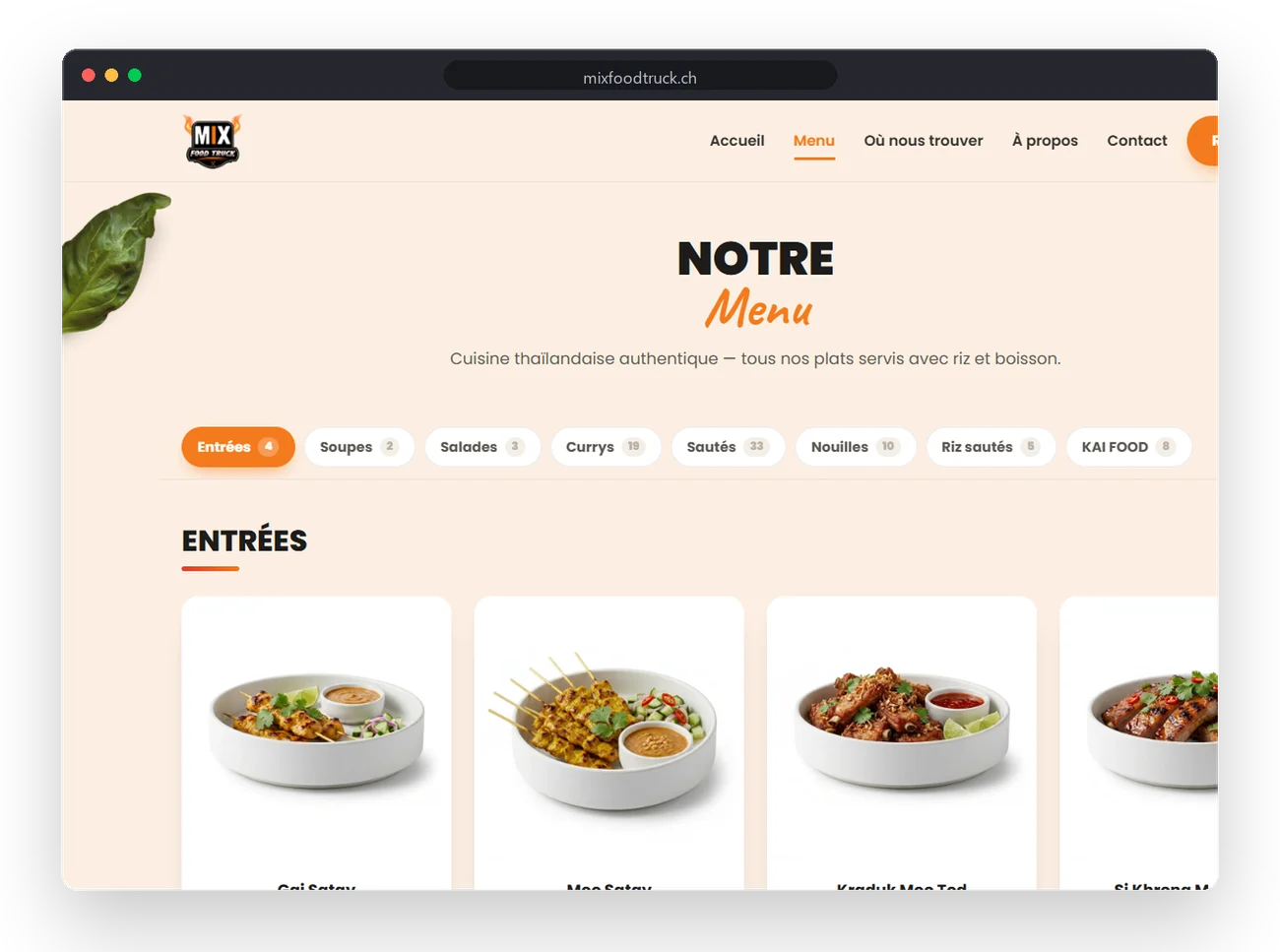 Mix Food Truck: the project in context