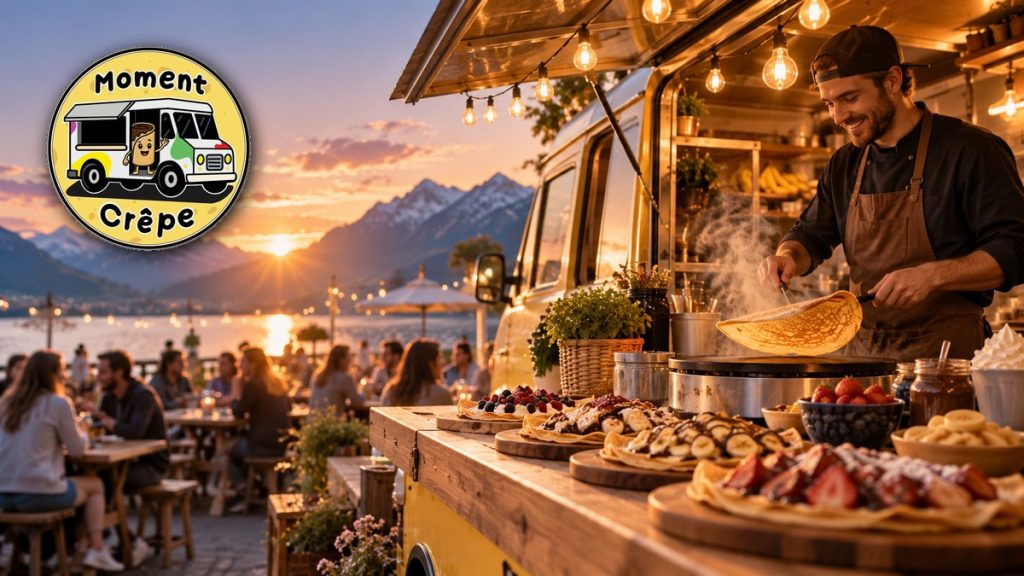 Moment Crêpe: custom-built, mouthwatering showcase website