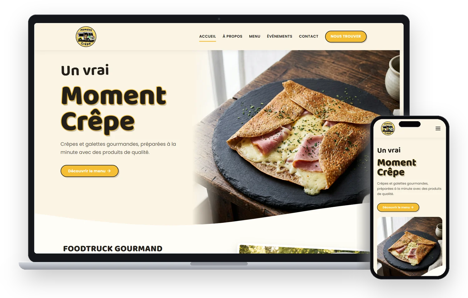 Moment Crêpe: project overview