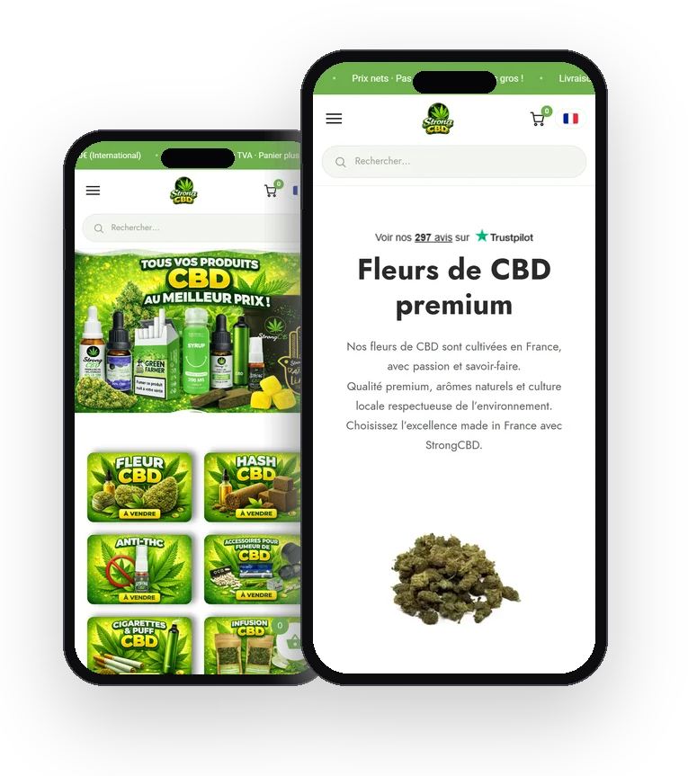 StrongCBD: the project on mobile